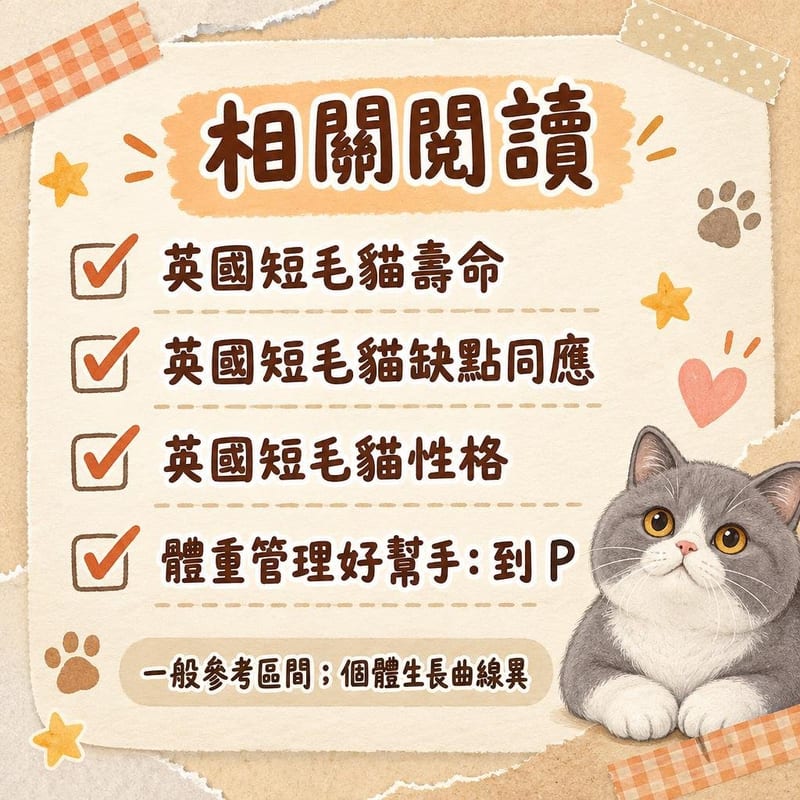 英短側面照：腰線清晰、肋骨輕摸即見，BCS 理想狀態示範