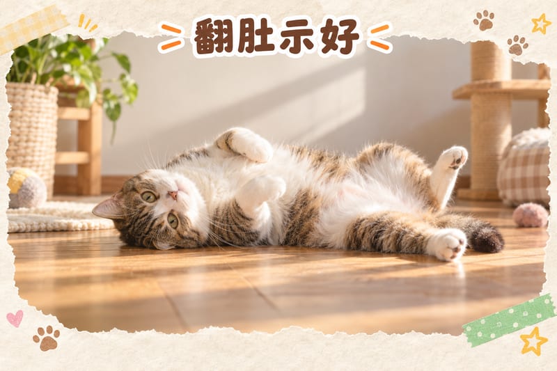 Belly-up greeting