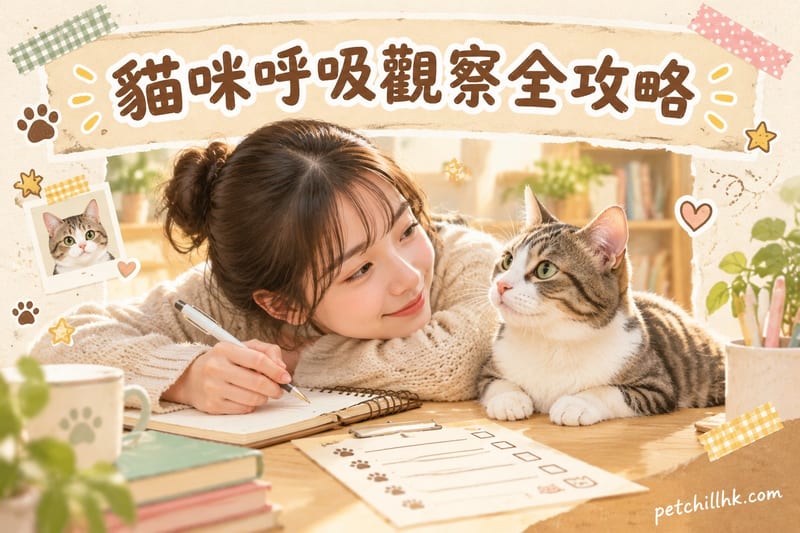 貓咪呼吸頻率正常係幾多？｜香港貓奴必學觀察與6大警號