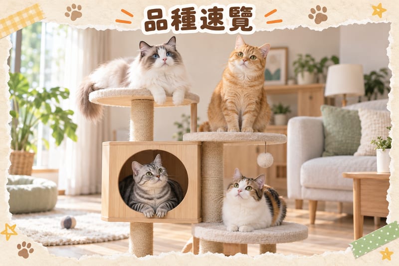 cat-breeds-guide-hk 知識圖卡1