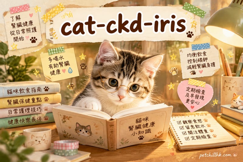 老貓慢性腎病 CKD 全解讀|IRIS 分期表+照護重點:十貓九腎點應對