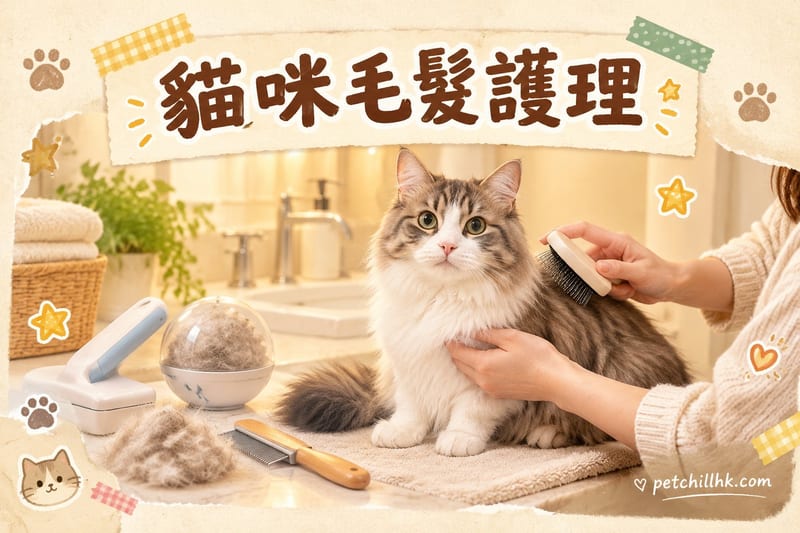 貓咪毛髮護理｜香港貓奴必讀光澤・掉毛・毛球全攻略
