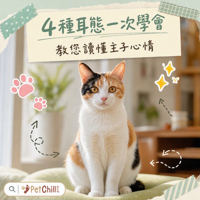 貓咪耳朵會說話!4 種耳態教您讀懂主子心情