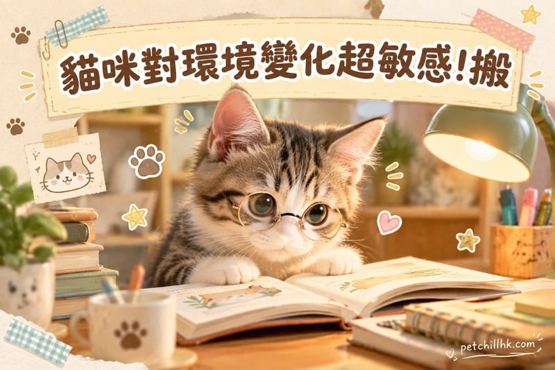 貓環境壓力管理指南|香港細單位搬家安置必讀