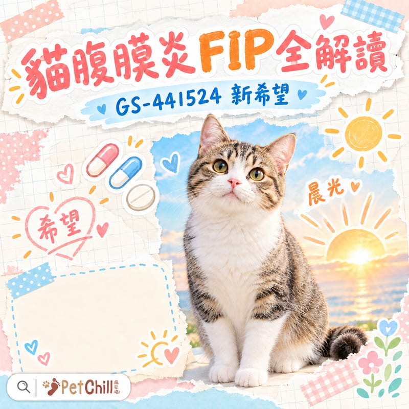 貓腹膜炎 FIP 全解讀|乾濕型症狀+GS-441524 新希望+香港就醫:絕症變可醫