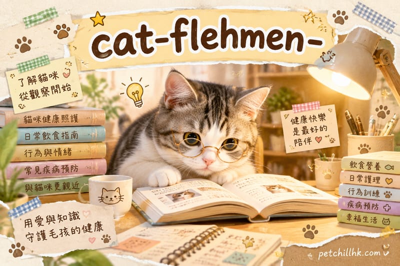 貓 Flehmen 反應全解讀|嗰個「臭到崩潰」嘅表情其實係高級嗅覺