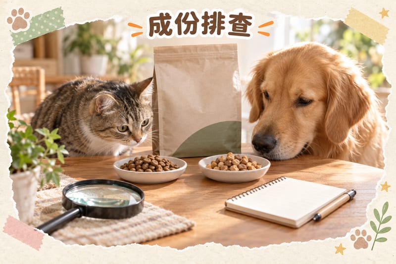 馬鈴薯與木薯澱粉貓糧成份研究
