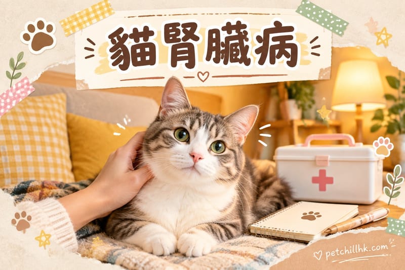 貓腎臟病｜香港老貓早期症狀・預防・照護全攻略