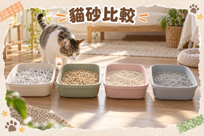 貓砂選擇全攻略|PetChill 圖卡整理