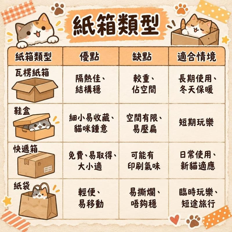 紙箱類型|PetChill 圖卡整理