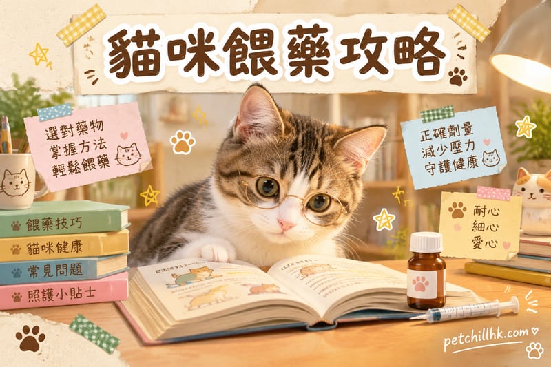 貓咪喂藥全攻略|徒手、零食、喂藥器 3 大方法,主子乖乖吃藥不再難!