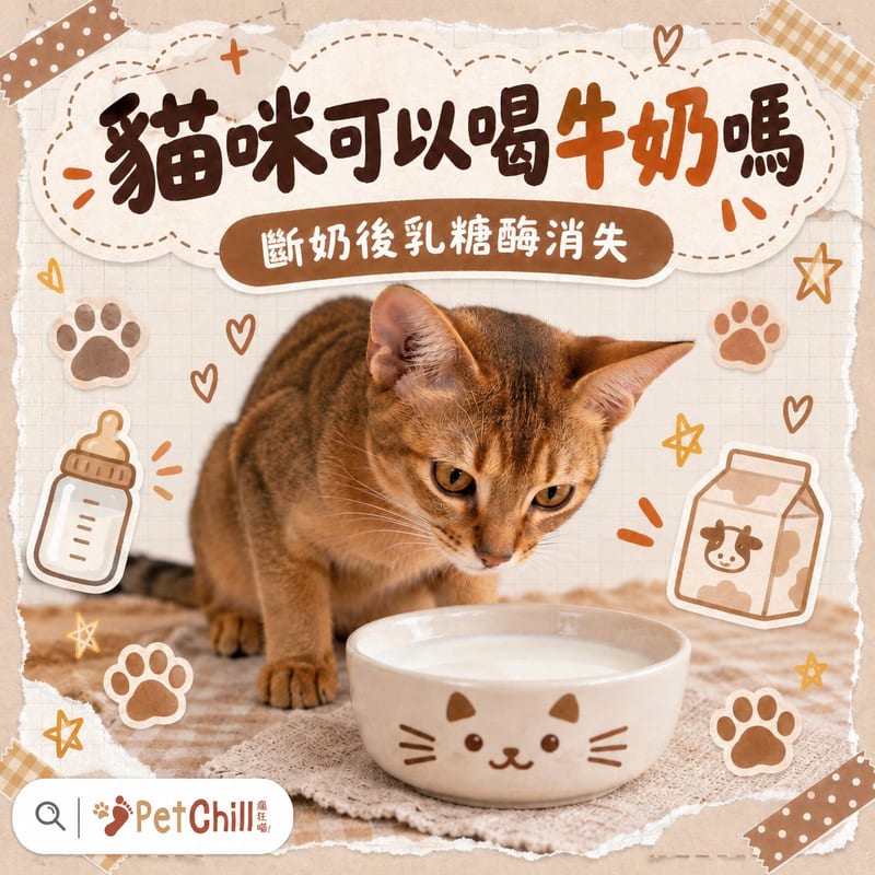 貓咪可以喝牛奶嗎?乳糖不耐真相+飲奶安全清單|香港貓奴必睇