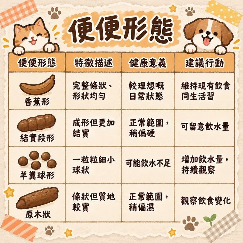 便便形態｜PetChill 圖卡整理