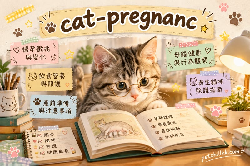 貓咪懷孕與生產全攻略|妊娠徵兆、分娩準備、產後照護一次睇晒