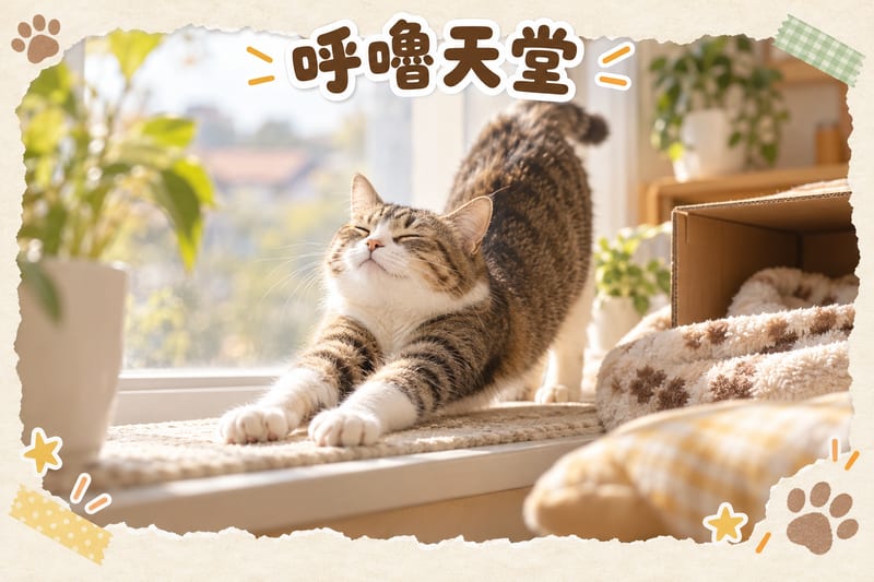 貓咪打呼嚕嘅秘密｜PetChill 圖卡整理