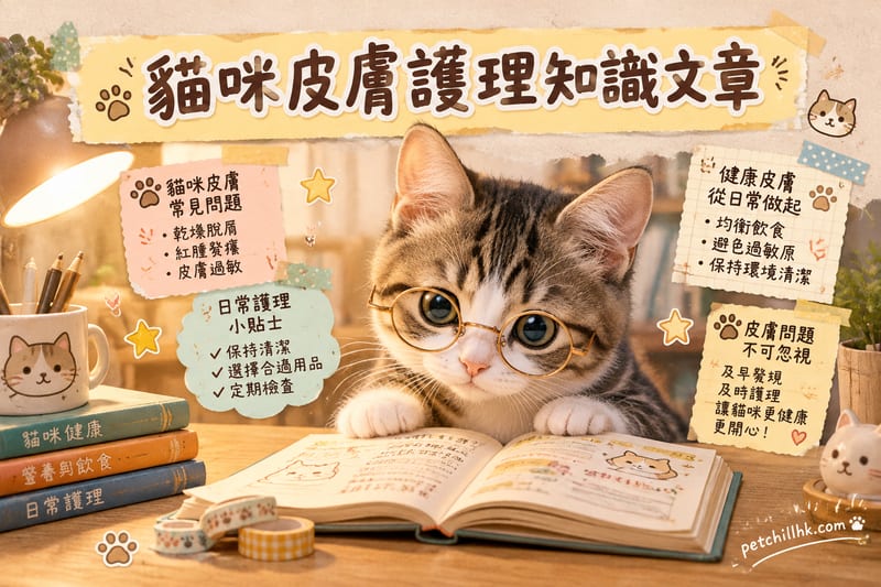 貓咪皮膚病全攻略|跳蚤過敏、疥癬、錢癬 3 大常見症狀+預防方法一次睇晒