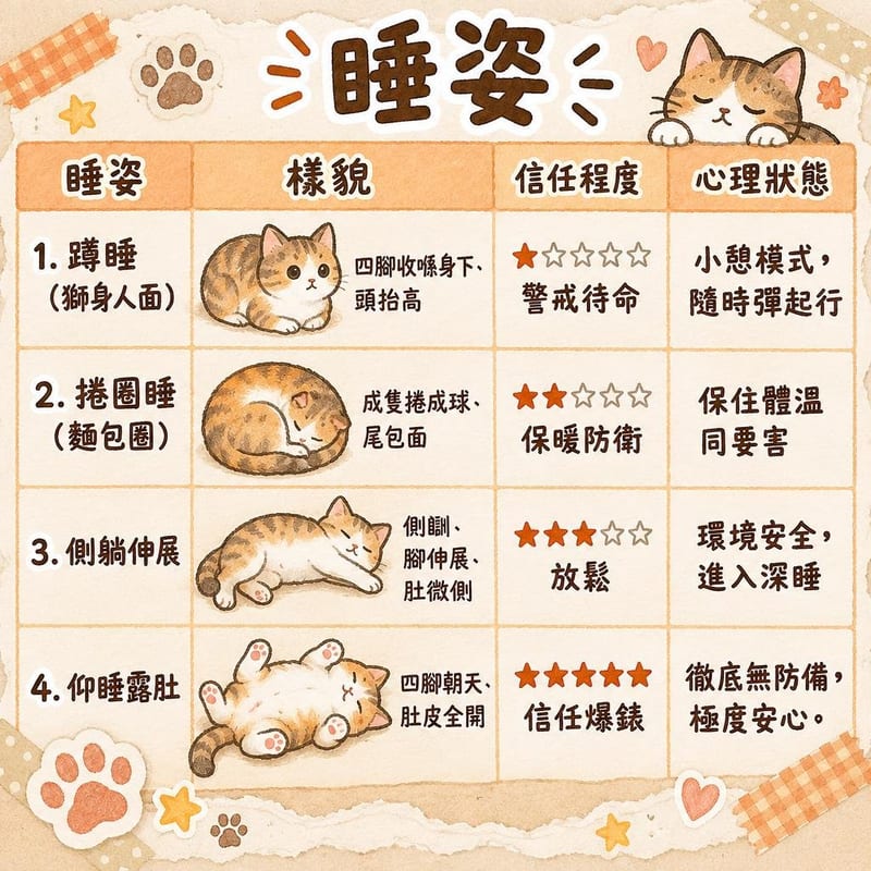 睡姿|PetChill 圖卡整理