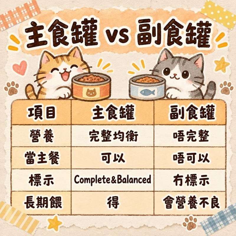 cat-staple-canned 知識圖卡1