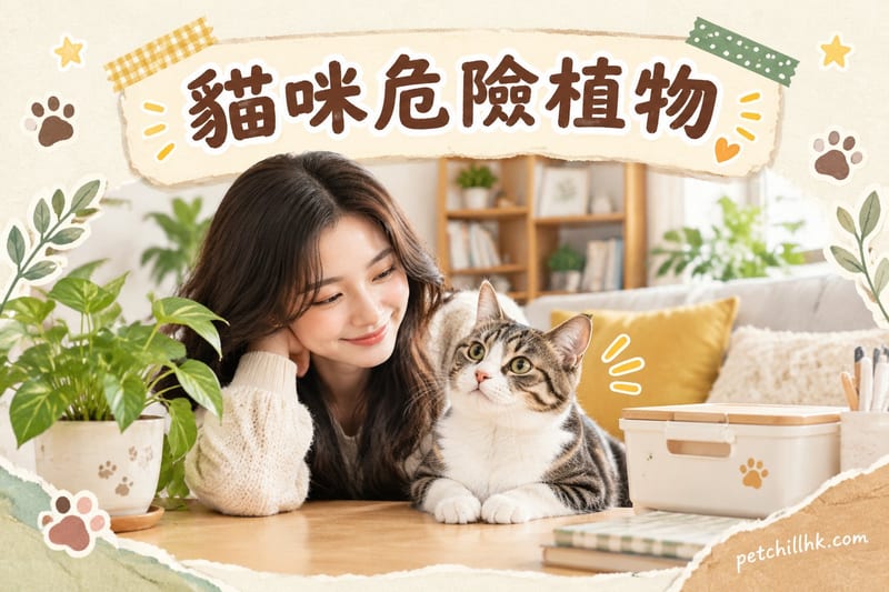 貓咪有毒植物|香港常見百合綠蘿中毒清單・急救熱線