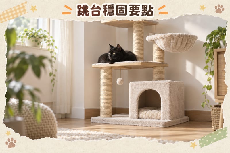 Key points for cat tree stability