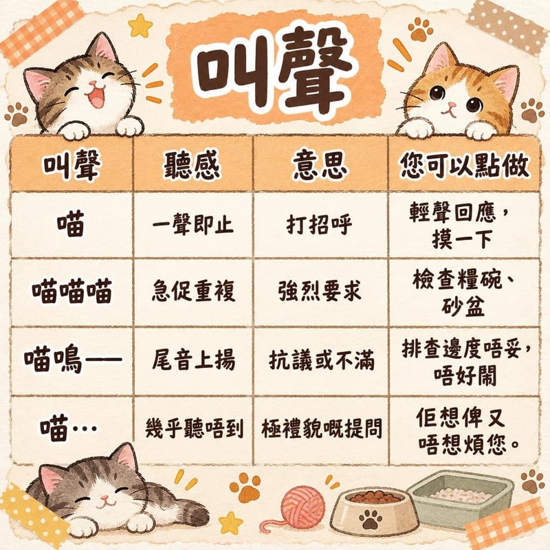 叫聲|PetChill 圖卡整理