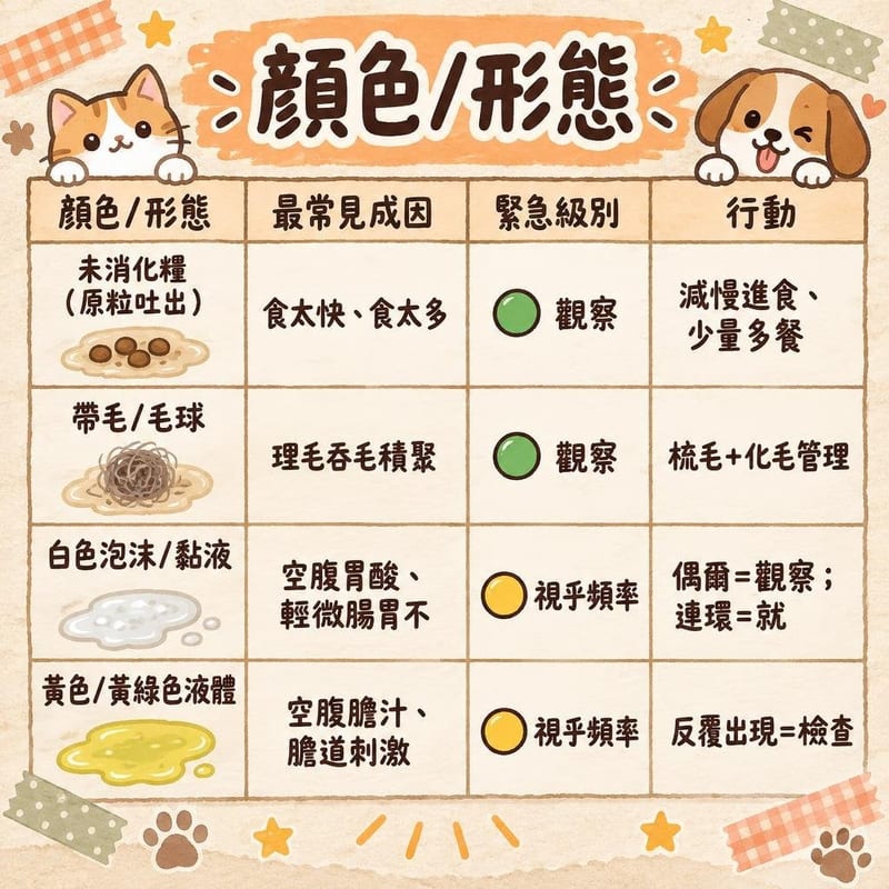 顏色/形態|PetChill 圖卡整理