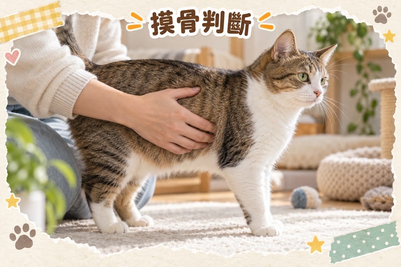貓咪體重管理全攻略理想體重計算肥胖警號科學餵食指南 知識圖卡1