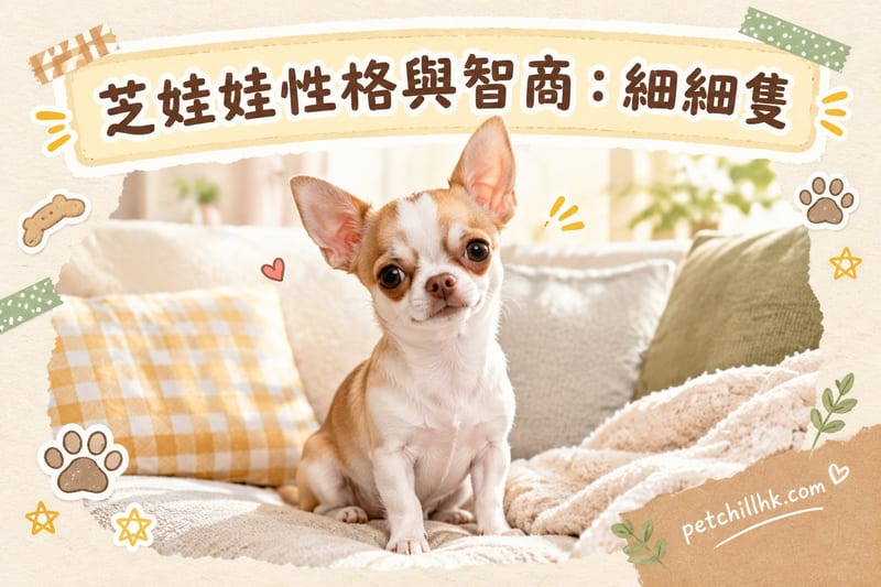 芝娃娃性格與智商｜香港細細隻大狗靈魂