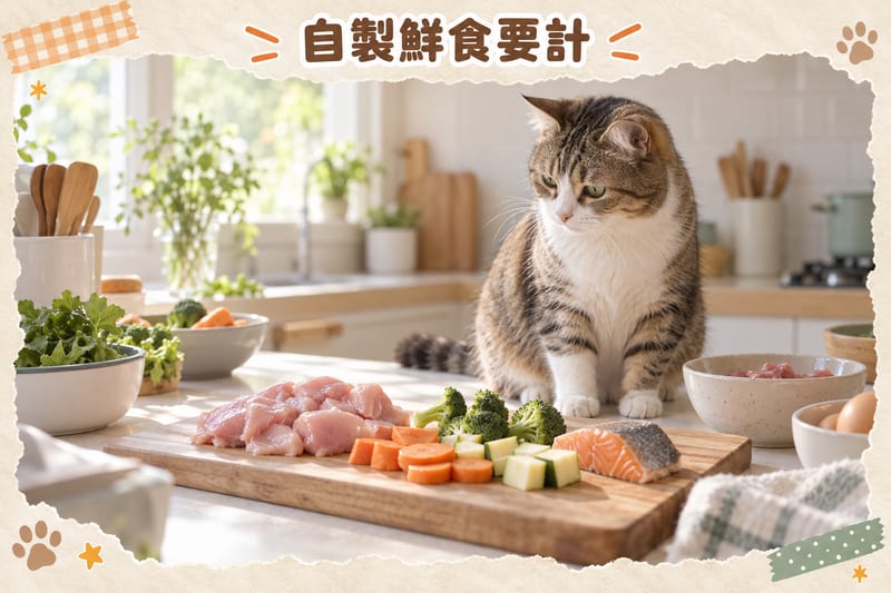 Homemade fresh food needs calculation