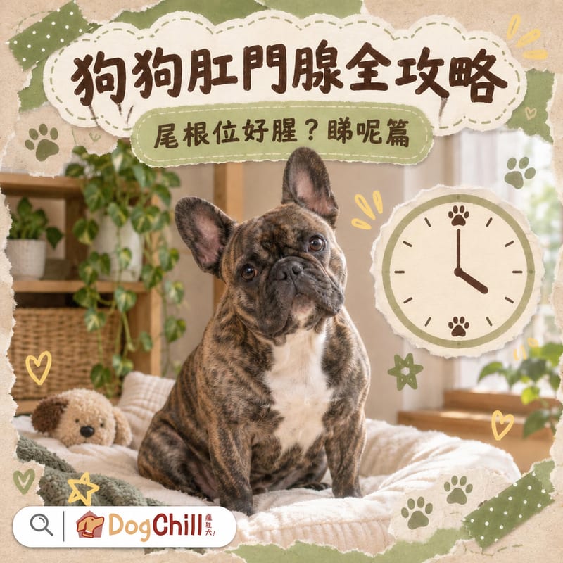 狗狗肛門腺要擠嗎?4大警號+4點8點護理法