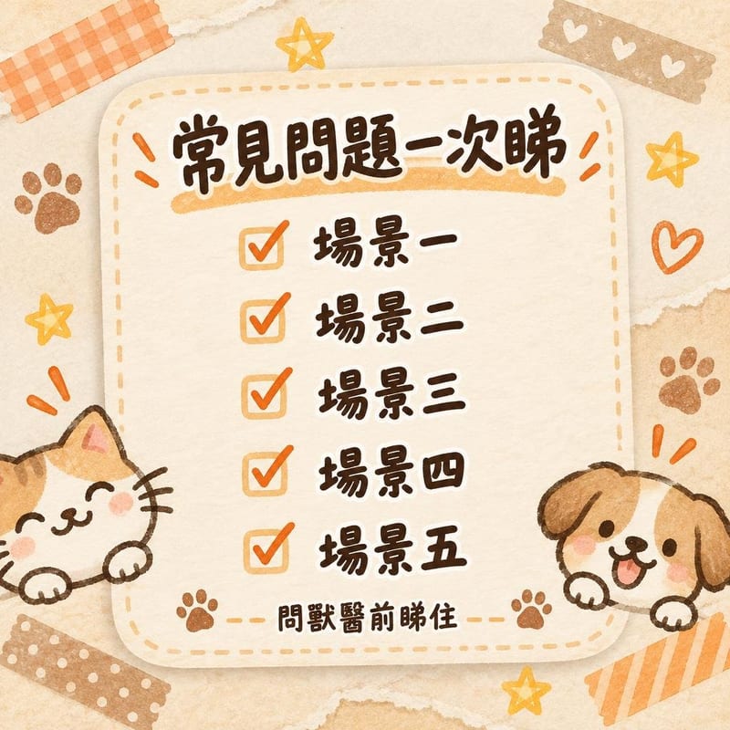 常見問題一次睇|PetChill 圖卡整理