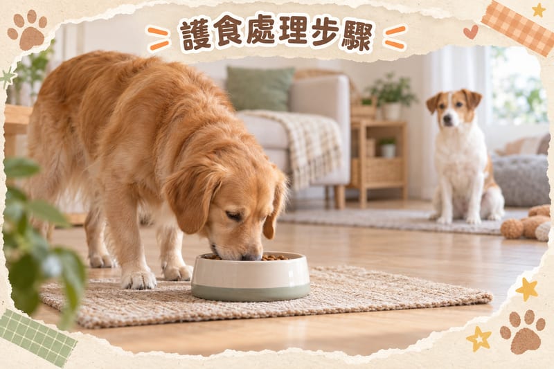 Food guarding handling steps