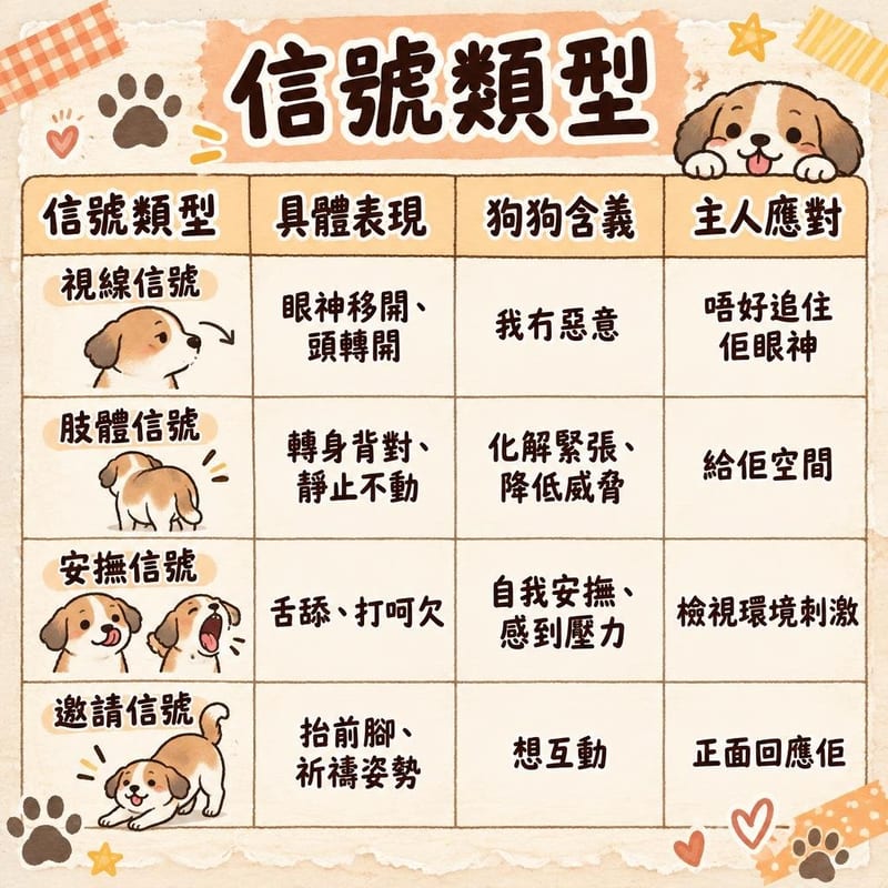 信號類型｜PetChill 圖卡整理