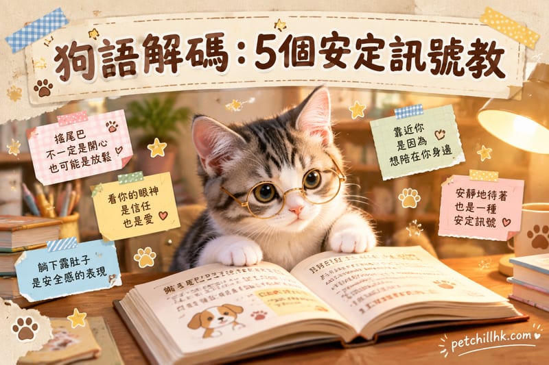 狗語解碼:5個安定訊號教您讀懂狗狗心情