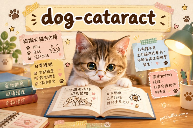 狗白內障全解讀|分期表+手術 HKD 價錢+核硬化分辨:眼白唔一定係白內障