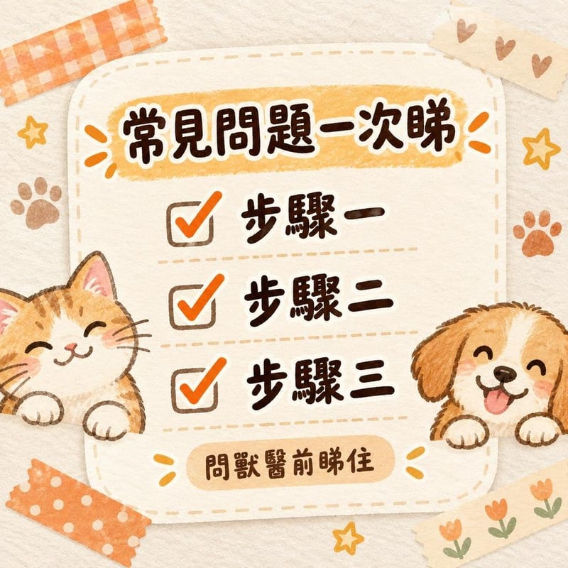 常見問題一次睇｜PetChill 圖卡整理