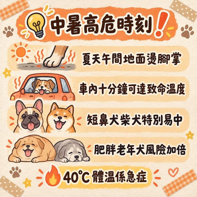 dog-heatstroke-prevention-guide 重點整理圖卡 1