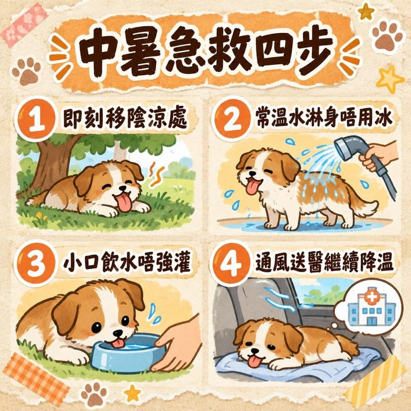 dog-heatstroke-prevention-guide 重點整理圖卡 2