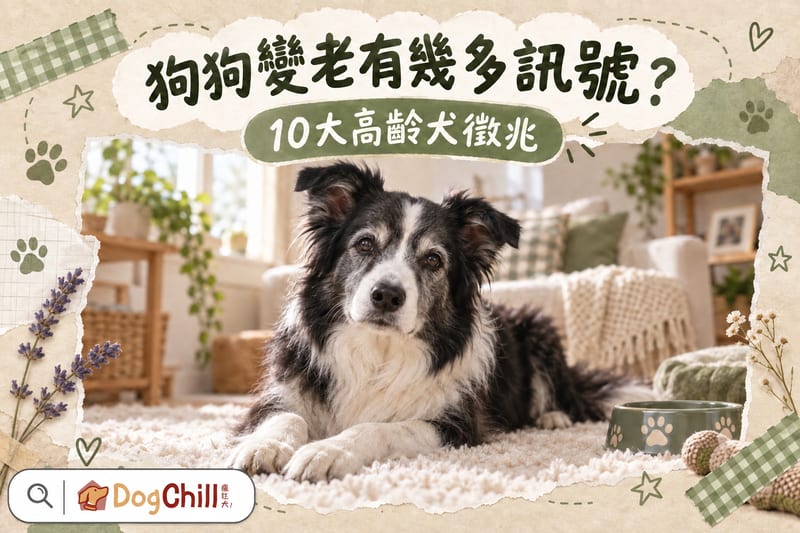 高齡犬10大徵兆+7歲起照顧指南