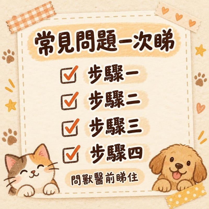 常見問題一次睇｜PetChill 圖卡整理