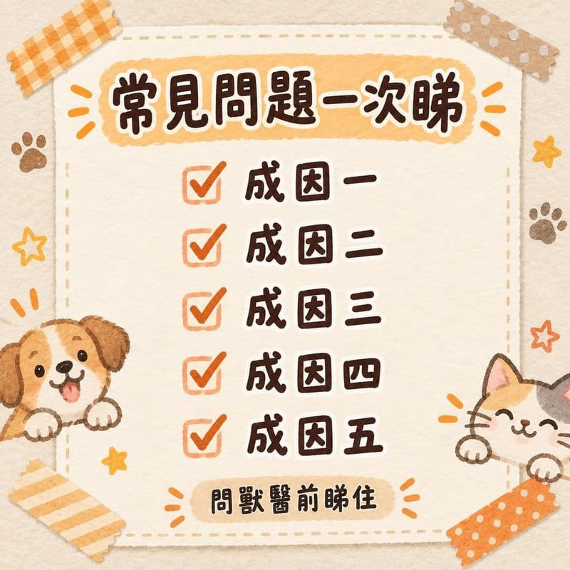 常見問題一次睇|PetChill 圖卡整理