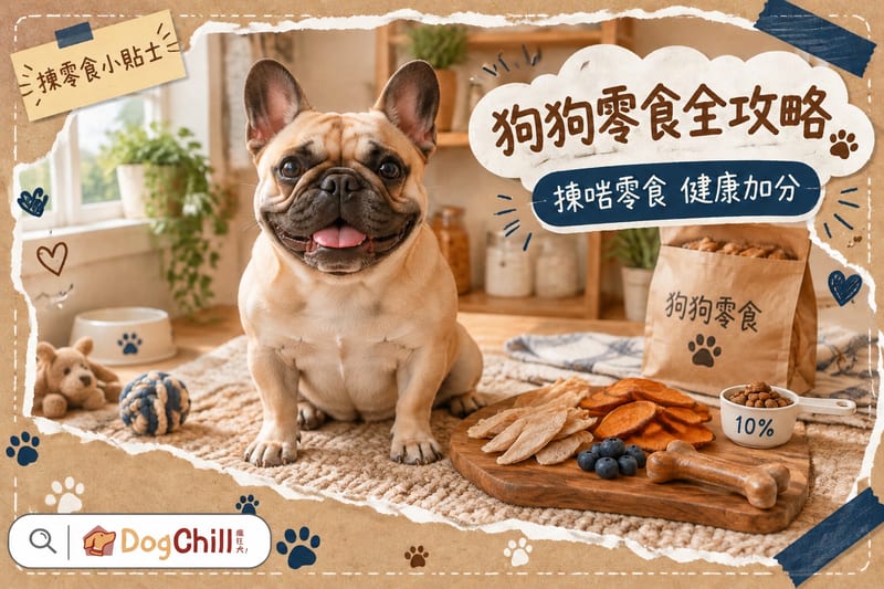 狗狗零食點揀?5大類型+10%份量法則