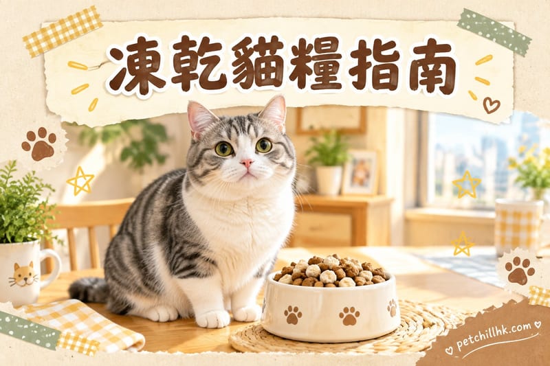 凍乾貓糧指南｜凍乾定鮮食好？營養還原香港餵法
