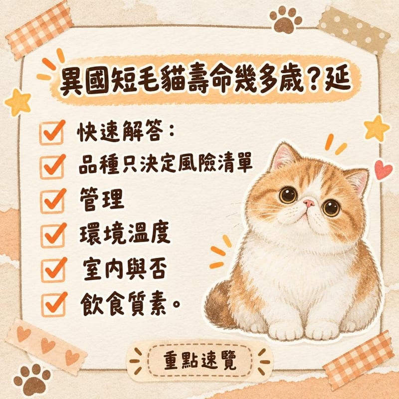 獸醫用聽診器為異國短毛貓做年度檢查