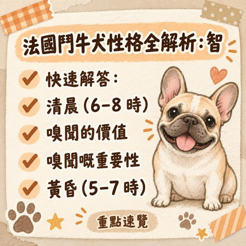 法國鬥牛犬同小女主人喺梳化並排坐,小朋友輕撫狗狗肩位,狗狗眼閉享受,畫面溫和
