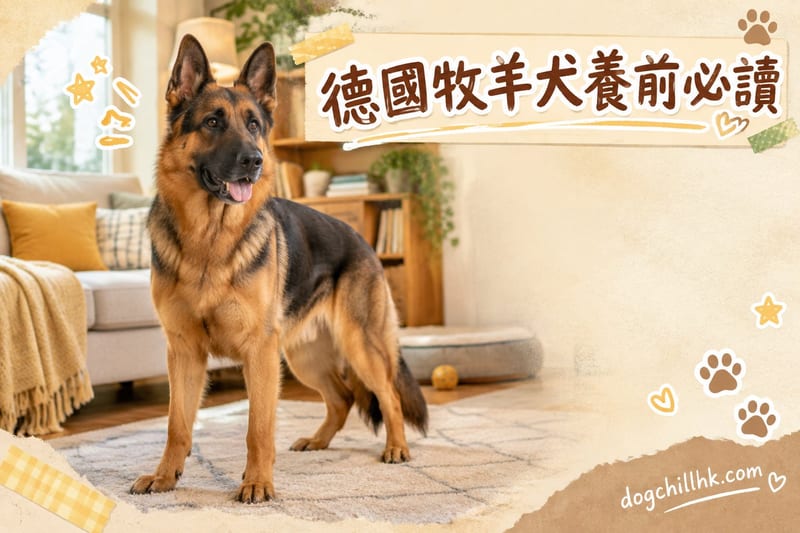 德國牧羊犬缺點清單|香港養前必睇8大難題