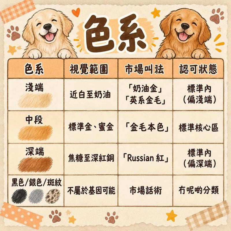 golden-retriever-colors-hk 知識圖卡1