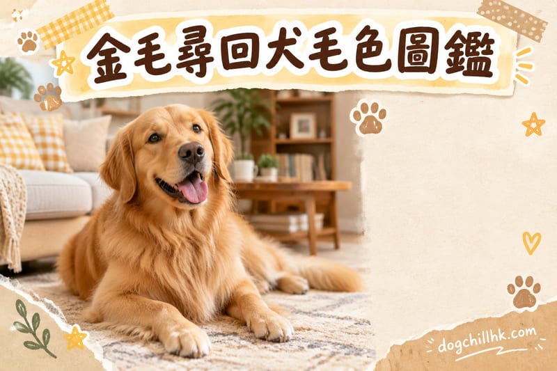 金毛毛色全圖鑑|香港版:金色以外仲有邊啲色?