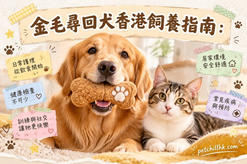 金毛尋回犬香港飼養指南:公屋、天氣同行山