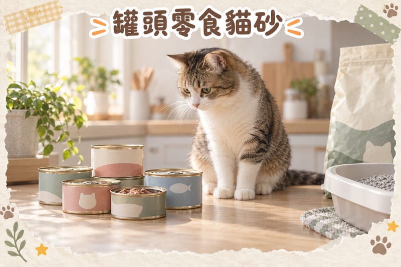 罐頭零食貓砂
